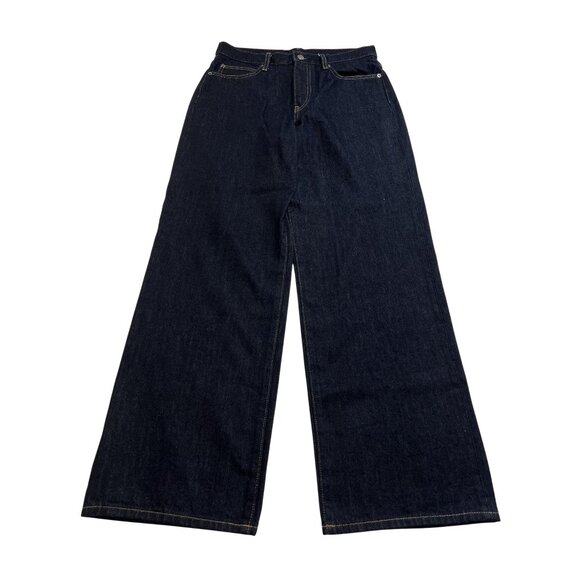 Uniqlo Wide Leg Jeans in Blue - Picture 1 of 3
